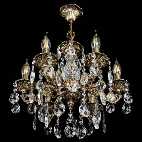 Люстра бронзовая Алфея №6/1 Баден в Ижевске Гусь Хрустальный