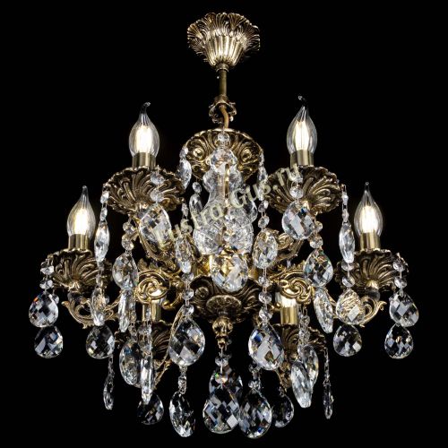 Люстра бронзовая Алфея №6/1 Баден в Ижевске Гусь Хрустальный