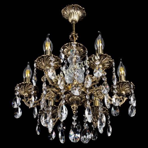 Люстра бронзовая Алфея №6/1 Лучик в Ижевске Гусь Хрустальный