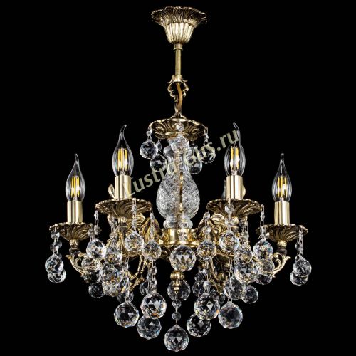 Люстра бронзовая Алфея №6/1 Шар в Ижевске Гусь Хрустальный