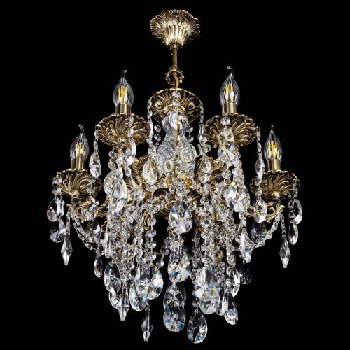 Люстра бронзовая Алфея №6/3 Лучик в Ижевске Гусь Хрустальный