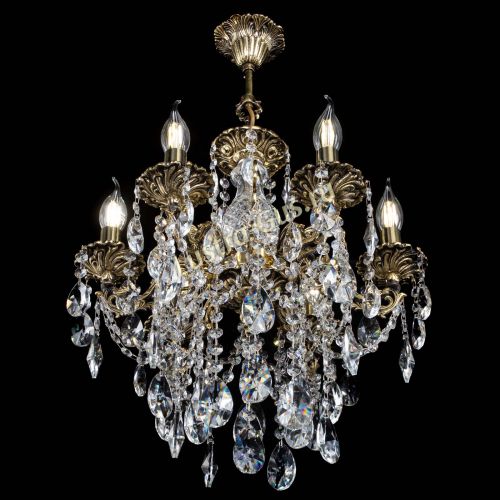 Люстра бронзовая Алфея №6/3 Лучик в Ижевске Гусь Хрустальный