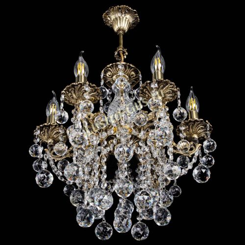 Люстра бронзовая Алфея №6/3 Шар в Ижевске Гусь Хрустальный