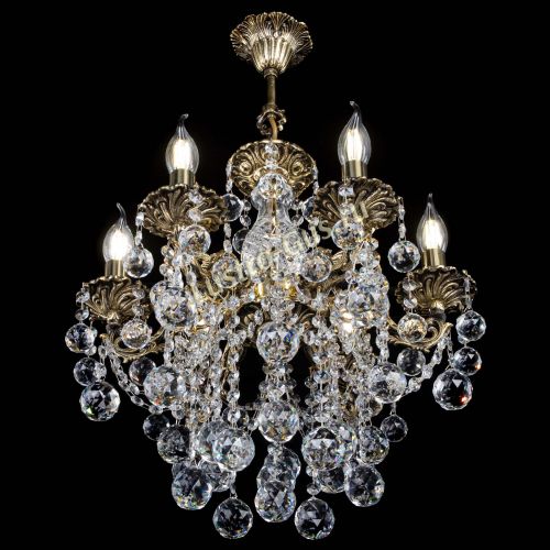 Люстра бронзовая Алфея №6/3 Шар в Ижевске Гусь Хрустальный