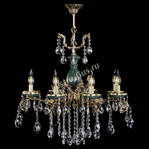 Люстра бронзовая Алфея Малахит №8 баден в Ижевске Люстра бронзовая Алфея Малахит №8 баден в Ижевске