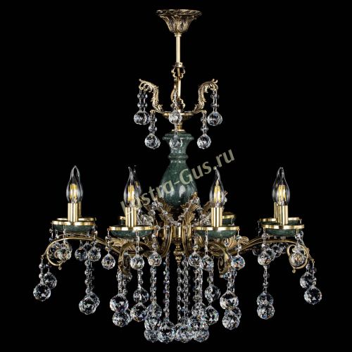 Люстра бронзовая Алфея Малахит №8 шар в Ижевске Люстра бронзовая Алфея Малахит №8 шар в Ижевске