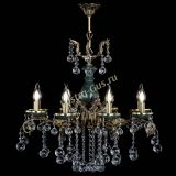 Люстра бронзовая Алфея Малахит №8 шар в Ижевске Люстра бронзовая Алфея Малахит №8 шар в Ижевске