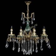 Люстра бронзовая Алфея Малахит №8 журавлик