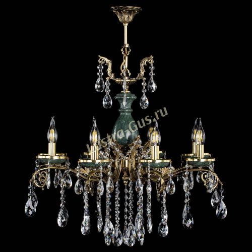 Люстра бронзовая Алфея Малахит №8 журавлик в Ижевске Люстра бронзовая Алфея Малахит №8 журавлик в Ижевске