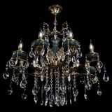 Люстра бронзовая Алфея Малахит №8 журавлик в Ижевске Люстра бронзовая Алфея Малахит №8 журавлик в Ижевске