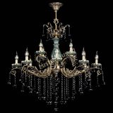 Люстра бронзовая Алфея Малахит №12 шар черная в Ижевске Люстра бронзовая Алфея Малахит №12 шар черная в Ижевске