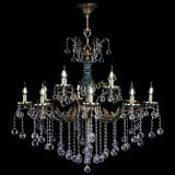 Люстра бронзовая Алфея Малахит №12 шар в Ижевске Люстра бронзовая Алфея Малахит №12 шар в Ижевске