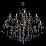 Люстра бронзовая Алфея Малахит №12 шар в Ижевске Люстра бронзовая Алфея Малахит №12 шар в Ижевске