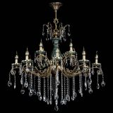 Люстра бронзовая Алфея Малахит №12 журавлик в Ижевске Люстра бронзовая Алфея Малахит №12 журавлик в Ижевске