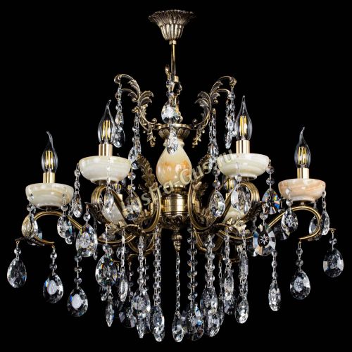 Люстра бронзовая Алфея Оникс №6/2 звездочка в Ижевске Гусь Хрустальный