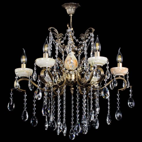 Люстра бронзовая Алфея Оникс №6 журавлик в Ижевске Гусь Хрустальный