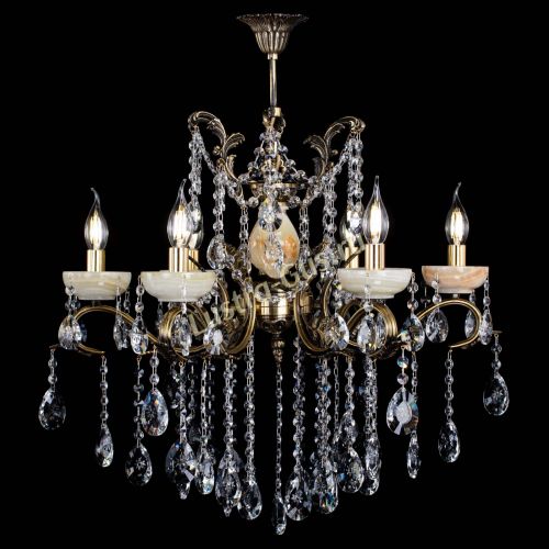 Люстра бронзовая Алфея Оникс №6 звездочка в Ижевске Гусь Хрустальный