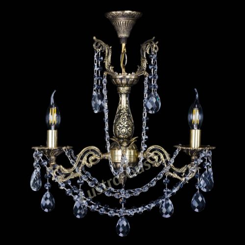 Бронзовая люстра Ариадна №2 Баден в Ижевске Гусь Хрустальный