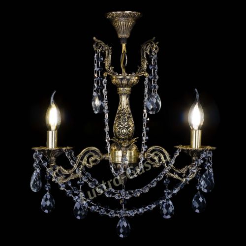 Бронзовая люстра Ариадна №2 Баден в Ижевске Гусь Хрустальный