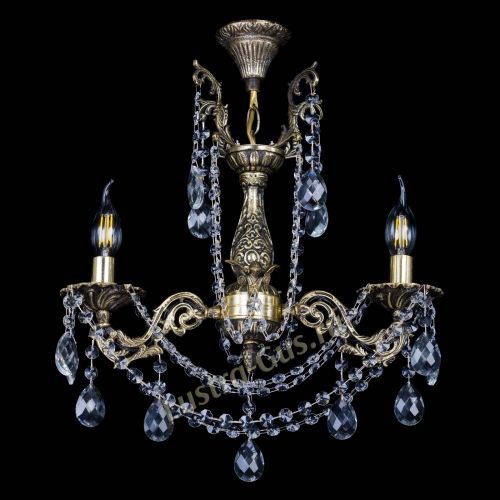 Бронзовая люстра Ариадна №2 Баден в Ижевске Гусь Хрустальный