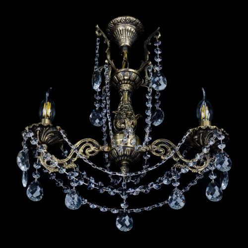 Бронзовая люстра Ариадна №2 Баден в Ижевске Гусь Хрустальный