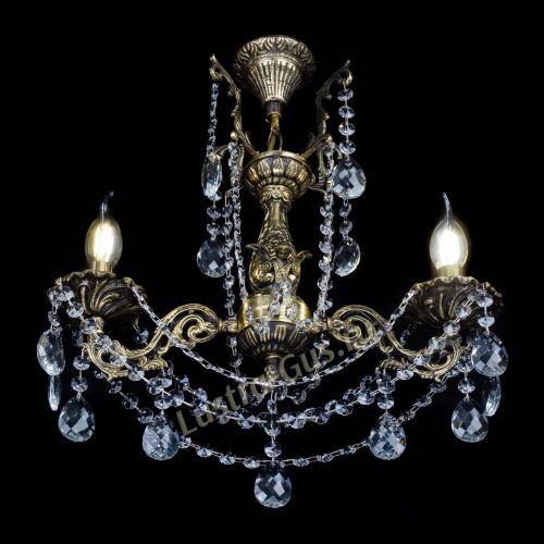 Бронзовая люстра Ариадна №2 Баден в Ижевске Гусь Хрустальный
