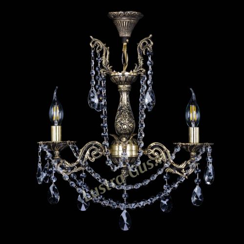 Бронзовая люстра Ариадна №2 Лучик в Ижевске Гусь Хрустальный