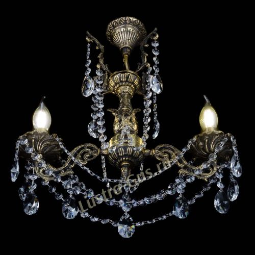Бронзовая люстра Ариадна №2 Лучик в Ижевске Гусь Хрустальный