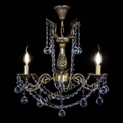 Люстра бронзовая Ариадна №2 Шар в Ижевске Гусь Хрустальный