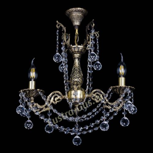 Люстра бронзовая Ариадна №2 Шар в Ижевске Гусь Хрустальный