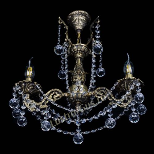 Люстра бронзовая Ариадна №2 Шар в Ижевске Гусь Хрустальный