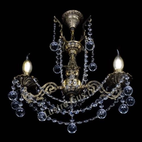 Люстра бронзовая Ариадна №2 Шар в Ижевске Гусь Хрустальный