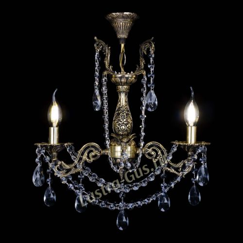 Бронзовая люстра Ариадна №2 Журавлик в Ижевске Гусь Хрустальный