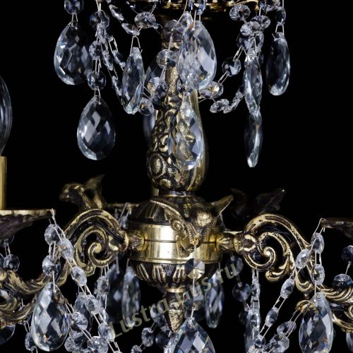 Люстра бронзовая Ариадна №3 Баден в Ижевске Гусь Хрустальный