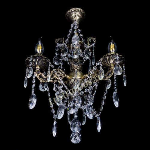 Люстра бронзовая Ариадна №3 Баден в Ижевске Гусь Хрустальный