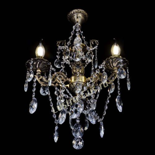 Люстра бронзовая Ариадна №3 Баден в Ижевске Гусь Хрустальный