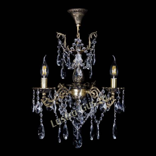 Бронзовая люстра Ариадна №3 Лучик в Ижевске Гусь Хрустальный