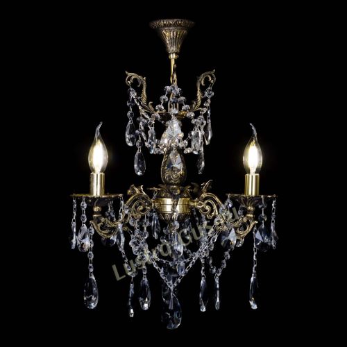 Бронзовая люстра Ариадна №3 Лучик в Ижевске Гусь Хрустальный