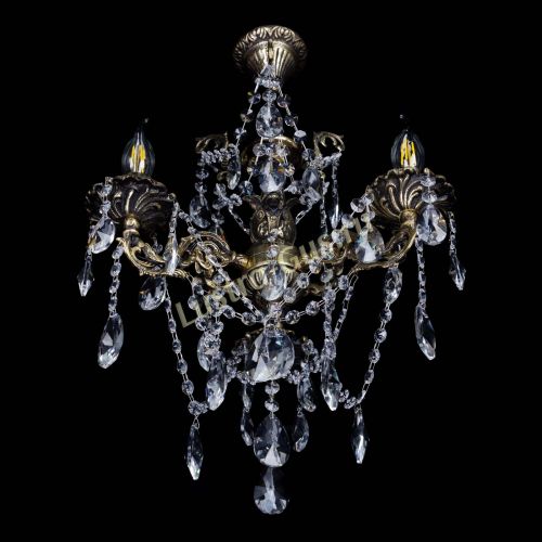 Бронзовая люстра Ариадна №3 Лучик в Ижевске Гусь Хрустальный