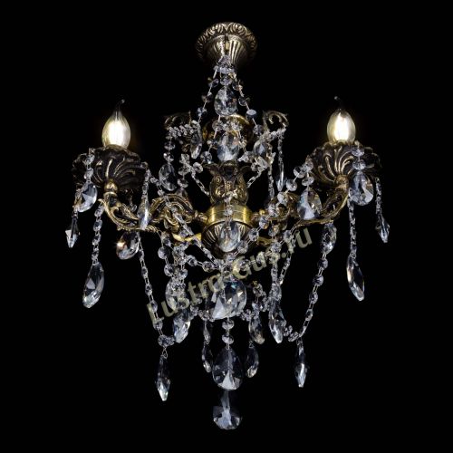 Бронзовая люстра Ариадна №3 Лучик в Ижевске Гусь Хрустальный