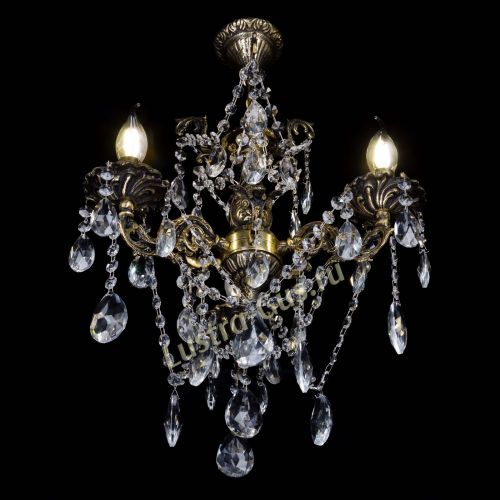 Люстра бронзовая Ариадна №3 Журавлик в Ижевске Гусь Хрустальный