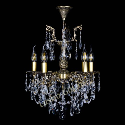 Бронзовая люстра Ариадна №5 Лучик в Ижевске Гусь Хрустальный