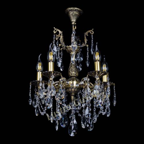 Бронзовая люстра Ариадна №5 Лучик в Ижевске Гусь Хрустальный