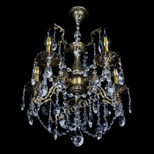 Бронзовая люстра Ариадна №5 Лучик в Ижевске Гусь Хрустальный