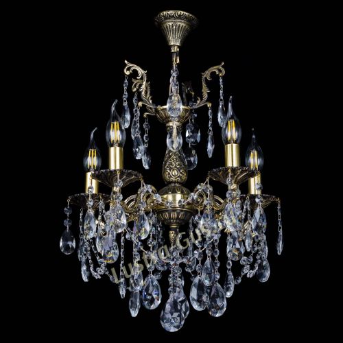 Бронзовая люстра Ариадна №5 Журавлик в Ижевске Гусь Хрустальный