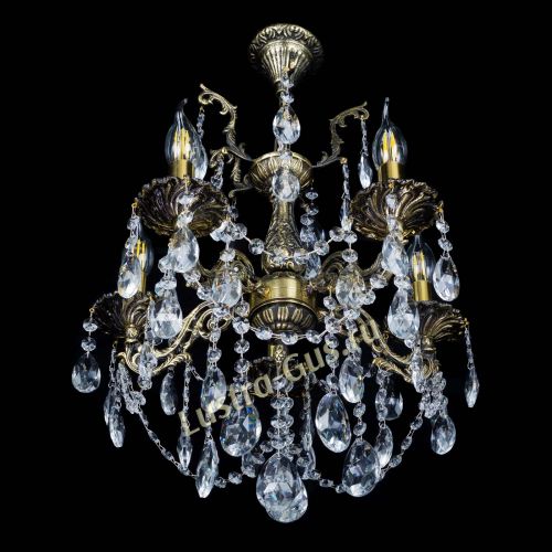 Бронзовая люстра Ариадна №5 Журавлик в Ижевске Гусь Хрустальный