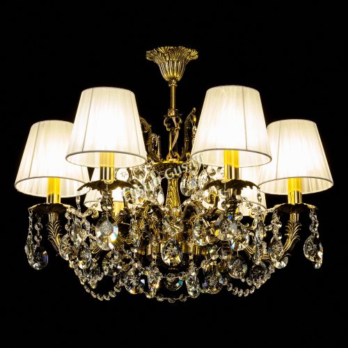 Бронзовая люстра Артемида №2 Прованс в Ижевске Гусь Хрустальный