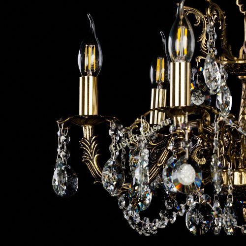 Люстра бронзовая Артемида №2 в Ижевске Гусь Хрустальный