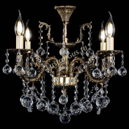 Люстра бронзовая Артемида №4 шар в Ижевске Гусь Хрустальный