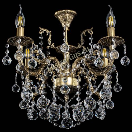 Люстра бронзовая Артемида №4 шар в Ижевске Гусь Хрустальный